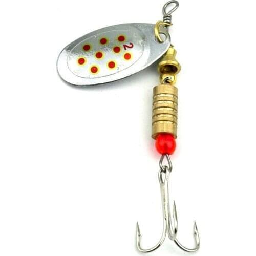 1pc 6.3cm 5.1g hard metal trolling spinnerbaits wobbler pike carp trout perch catfish fishing baits pesca fishing tackles