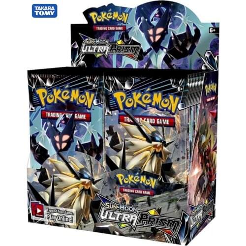 324Pcs/box Pokemon TCG Sun & Moon Ultra Prism 36 Pack Booster Box Pokemon Cards Collecting Toys Child Gift