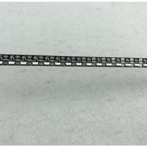 50cm long/60LEDs side-emitting addressable 120LEDs/m DC5V SK6812-SIDE-4020led pixel strip,NON-waterproof;BLACK PCB