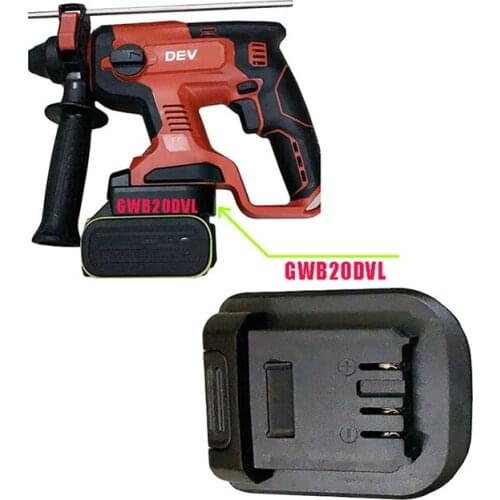 GWB20DVL Adapter Converter for Worx 20V 5 Pin Interface Green Li-Ion Battery on Devon Electric Power Tools GWB18DVL
