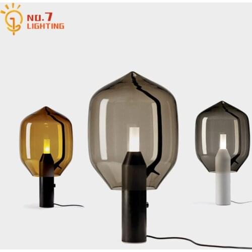 Designer Post Modern Art Decorative Table Lamp Glass Desk Lights Living/model Room Bedside Bedroom Study Background Reading Cafe