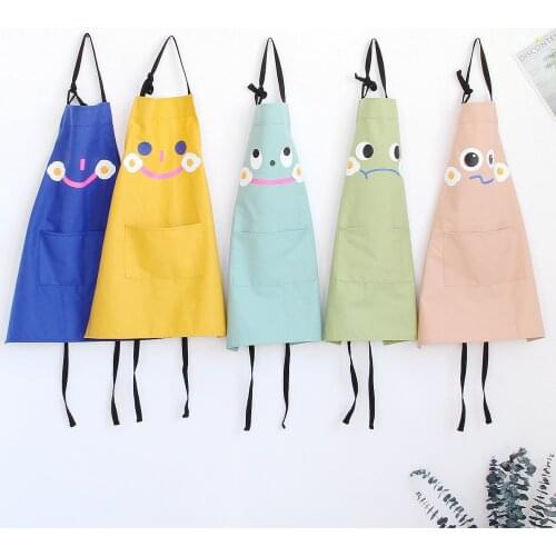 Cotton parent-child apron sleeveless bib painting and home cooking baking overalls for adults and children