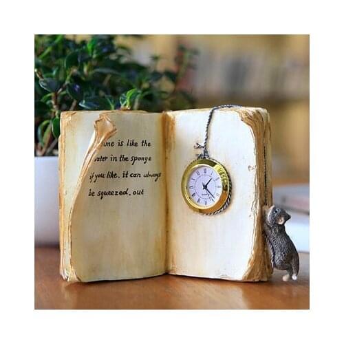 Creative Cat Electronic Clock Decoration for Book Arrangements Gifts for boysAnimal Home decoration