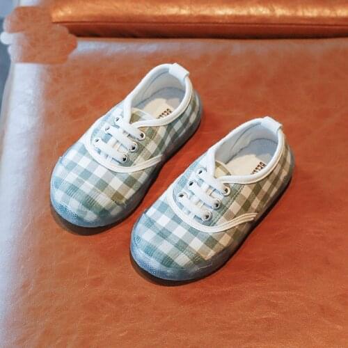 New Childrens Canvas Shoes Spring Autumn Boys Girls Fashion Sneakers Slip-on Kids Skate Shoes Casual Shoes SZ251