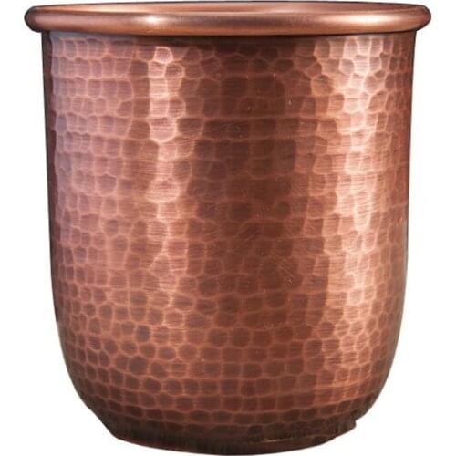 Handcrafted Pure Copper Beer Milk Mug Retro Thickened Hammer Moscow Water Mule 300 ml Breakfast Cup Moscow Drinkware Tableware