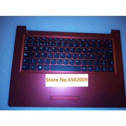 New C-cover with keyboard for lenovo ideapad 310-14ISK COVER UpperCaseASML80SLREDIMR SPA KB 5CB0L35788