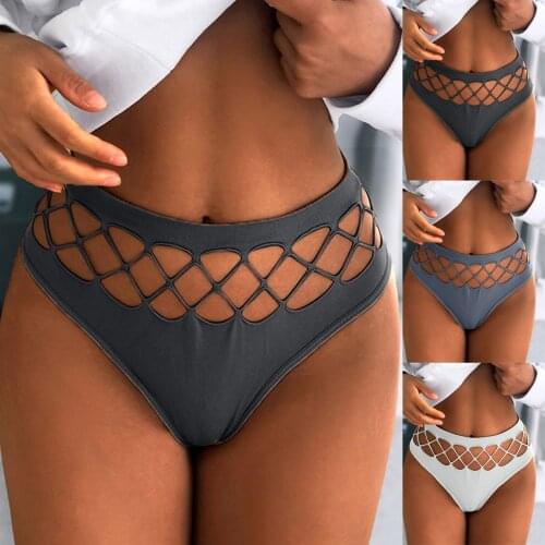 New Women Solid Color Panties Crochet Lace Lace-up Panty Sexy Hollow Out Underwear Сексуальное Нижее Белье Erotic Lingerie