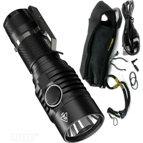 NITECORE MH23 Rechargeable 7 Modes 1800 Lumens CREE XHP35 HD LED Lamp Waterproof Flashlight Without 18650 Battery Free Shipping