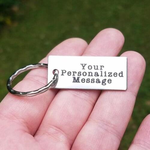 Personalized Engraved Keychain Graduation Gift for Him Or Her Custom Hand Stamped Keychain Teacher Gift Class of 2021