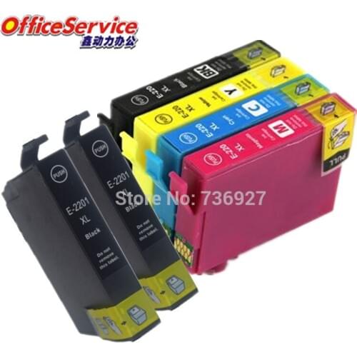6X 220XL T2201 T2941 Compatible ink Cartridge For Epson WF-2630 WF-2650 WF-2660 WF-2750 WF-2760 XP-320 XP-420 XP-424 printer