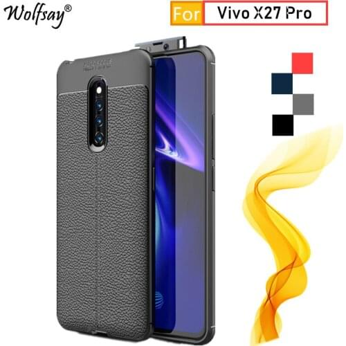 Vivo X27 Pro Case V1836A 6.7" Fashion Rubber Housings Shockproof Bumper Silicone Case For Vivo X27 Pro Cover For Vivo X 27 Pro