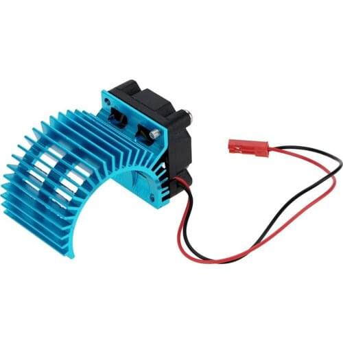 2pcs * 7014 Motor Heat Sink With Cooling Fan for 1/10 HSP RC Car 540/550 3650 Motor