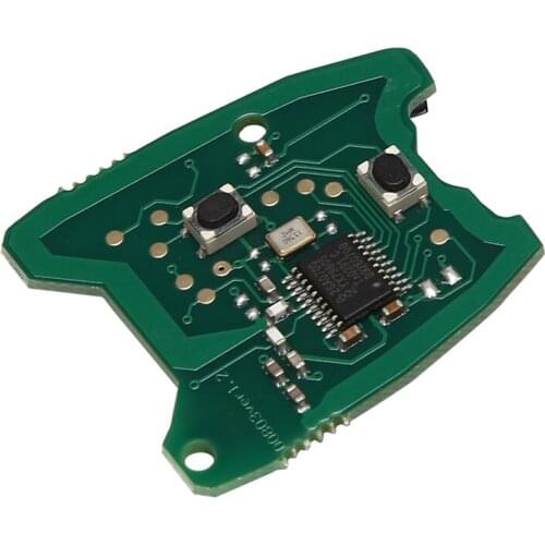 433MHz 2 Button Remote Key FOB Circuit Board for Peugeot 307 / Citroen 2000-2017 73373067C