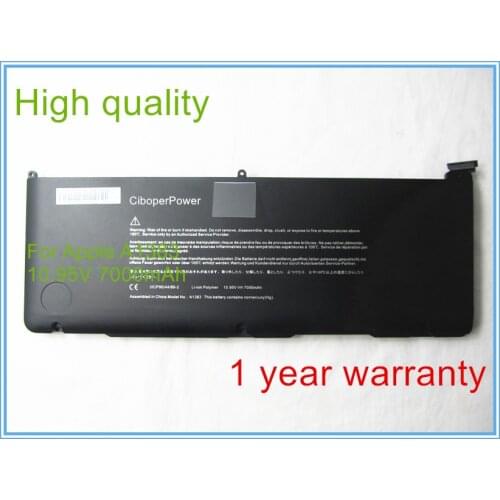 Laptop Battery For 10.95V 7000mAh A1383 Battery For Pro 17" A1297 020-7149-A 2011 Free shipping