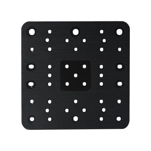 3D Printer aluminum plate C-beam gantry XLarge T6x125x125 mm