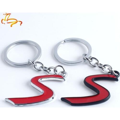 Car Keyring Keychain Key Ring Key Chain Holder For BMW MINI John Cooper works S R56 R50 R56 Clubman F56 F55 Countryman Pendant