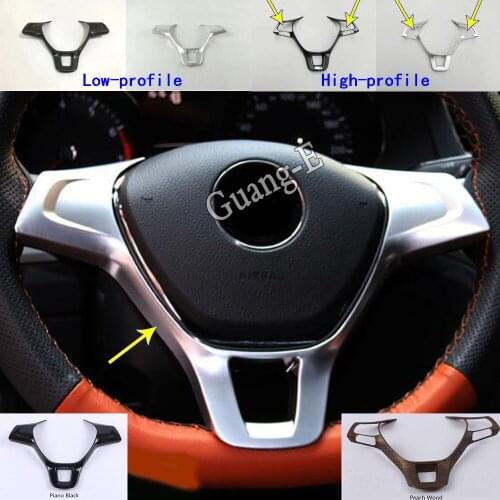 Car Styling Stick Cover Steering Wheel Kit Trim Lamp Frame Panel Parts For VW Volkswagen Touran L 2016 2017 2018 2019 2020 2021