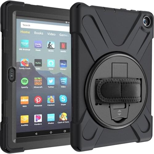 Armored Shockproof Fire 8 HD Tablet Case For Amazon Fire 8 HD Case Fire HD 8 Case
