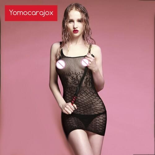 Yomocarajox Erotic Lingerie Nightdress Costumes Black Nightwear Fashion Toys Womens Babydolls Sex Products Lace Sexy