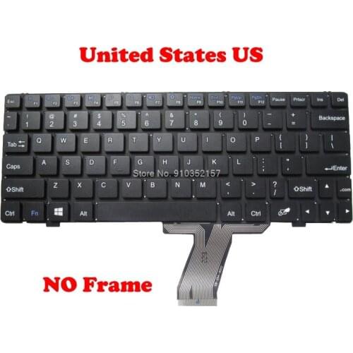 Laptop Keyboard For ONDA OBOOK 11 OI111 EB-254-6002 YJ-631 KY254-6 K695 United States US English NO Frame New