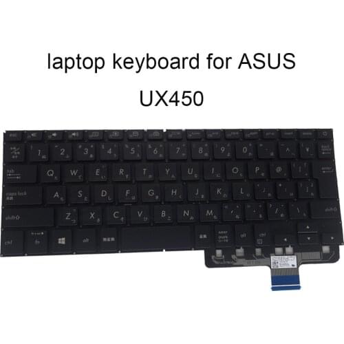 Japanese Czech Hebrew Backlight keyboard for ASUS zenbook UX450FDX UX450 FD notebook PC keyboards New 0KNB0 262LJP00 262LCS00