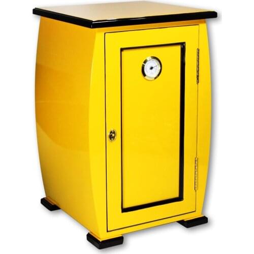 High-Capacity Cedar Wood Cigar Box Large Capacity 6-Storey With Lock & Humidifier & Hygrometer Humidor Fit COHIBA Cigars