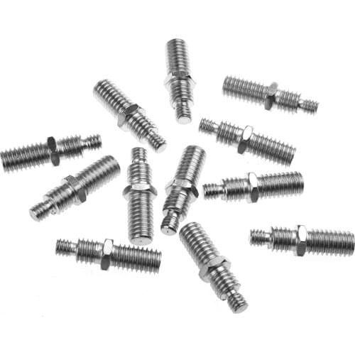10 Pieces 1/4 & 3/8 to 3/8 Tripod Center Axis Adapter Metal Screw for Sirui Benro Professional Tripod Head Studio Accessories