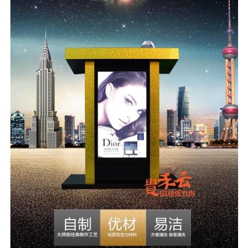 2019 Fashion New Acrylic Video Podium for Mall Supermarket Display Stand and Event Podium