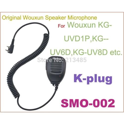 Original WOUXUN Speaker Microphone SMO-002 for Wouxun KG-UVD1P KG-UV8D KG-UV6D etc