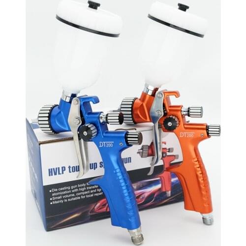 New 0.5mm/0.8mm/1.0mm Nozzle Professional HVLP Mini Paint Spray Gun Airbrush For Painting Car Pneumatic tool sprayer