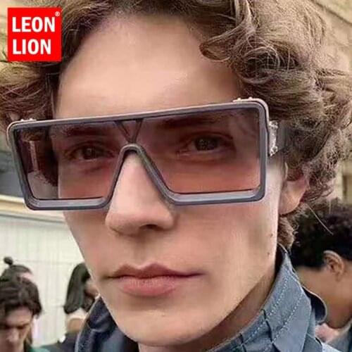 LeonLion 2021 Oversized Sunglasses Women Retro Sunglasses Women Brand Vintage Glasses Women/Men Designer Oculos De Sol Feminino