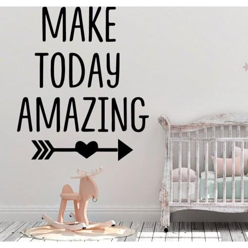 Modern make today amazing Vinyl Decals Wall Stickers Removable Wall Sticker Art Decoration DIY Home Decor