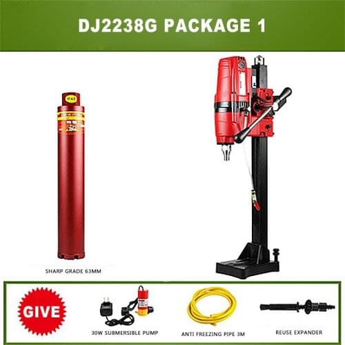238mm High Power Electric Concrete Complex Core Diamond Drill Machine Professional Project Water Wet Core Drilling Machine 3300W