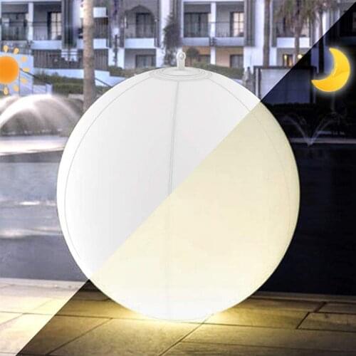 LED Solar Lights RGB 16 Color Pool Light Balls Floating Pool Lamp Inflatable Swimming Pool Lights Waterproof Landscape Lamps