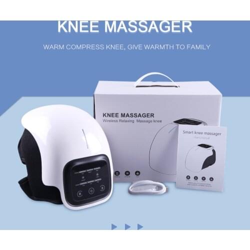 Electric Heating Physiotherapy Knee Massage Vibrator Suitable Pain Relief Joint Support Bracket for Elderly Health Care Tools