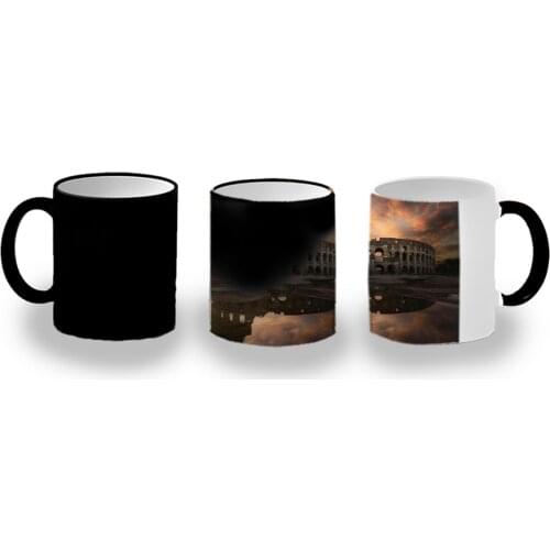MERCHANDMANIA Magic Cup Colosseum Rome Italy monument coffee original breakfast cocktail
