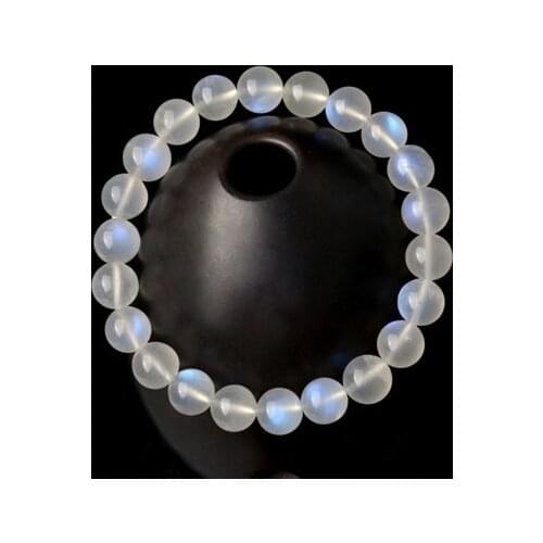 Lansdowne 2013 natural crystal 6-10mm Women moonstone bracelet ice types blu ray