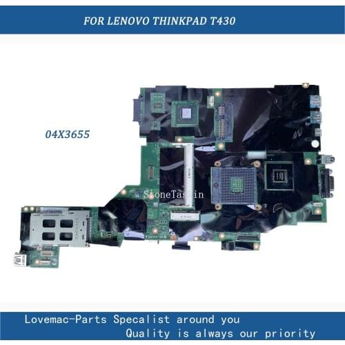 04X3655 original mainboard For Lenovo Thinkpad T430 Laptop motherboard T430 Mainboard N13P-NS1-A1 100% tested