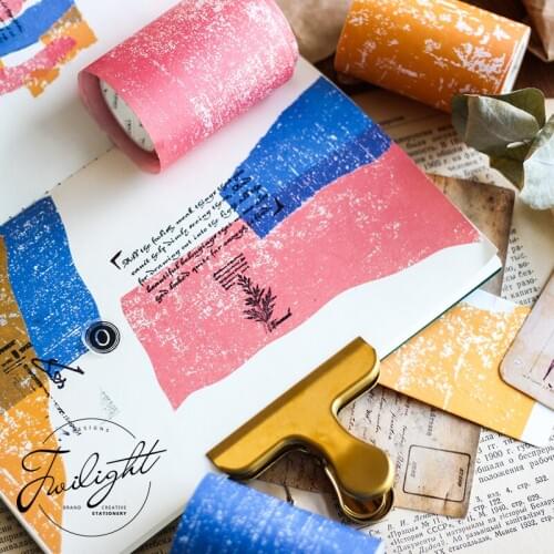 68mm Wide Three Primary Colors pink yellow blue washi tape DIY Decoration planner scrapbooking category masking tape escolar