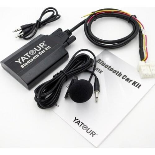 Yatour Car audio AUX Bluetooth Kit for Nissan Xtrail Teana Patrol Qashqai Almera Maxima MP3 Player AUX Adapter handsfree call