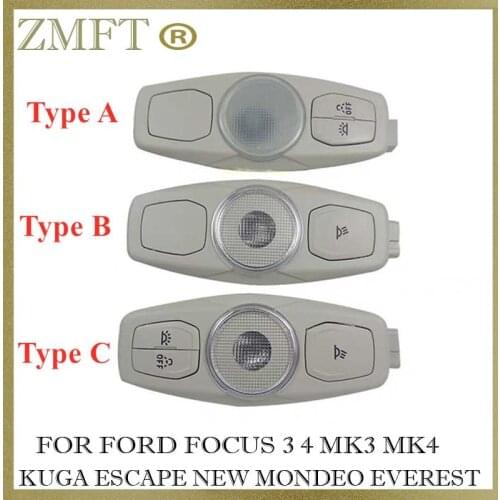 Car Reading Light Inter roof Lamp light For Ford Focus 3 4 MK3 MK4 Kuga Escape New Mondeo Everest 2012 2013 2014 2015 2016 2017