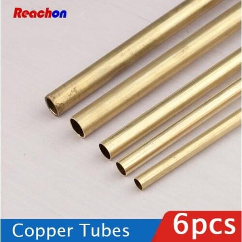 Free Shipping 6 Pcs 4mm RC Boat Shaft Sleeve Copper Shaft Tube 4mm Flexible Soft Shaft Bushing Spare Parts For RC Boat Model