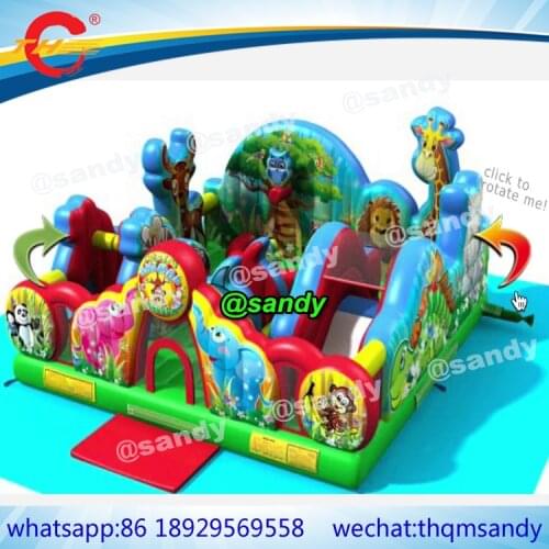 Free air ship to door,kids rental giant commercial inflatable bouncer slide,bounce house combo,inflatable moonwalk jumping bed