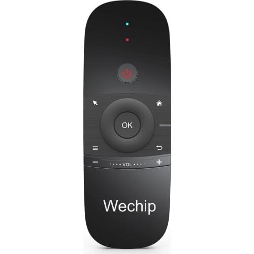 W2 Fly AirMouse Voice Microphone 2.4G anti-lost Wireless Mini Keyboard Gyroscope for Android Tv Box AM6/Projecter Remote Control