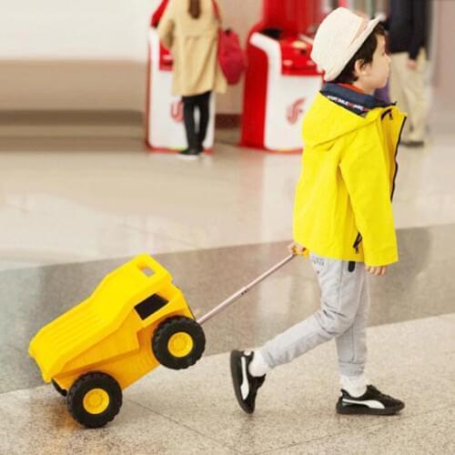 TRAVEL TALE child toy trolley suitcase truck car rolling luggage for kids