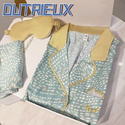 Женские шелковые пижамы DUTRIEUX China At AliExpress