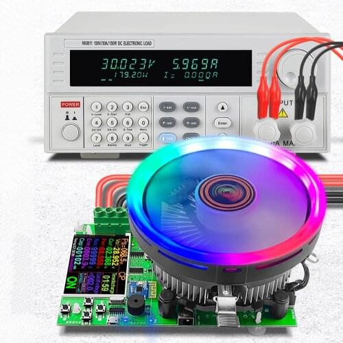 150W 200V 30A Electronic Load Tester 4-Wire Digital Color Screen BT Connection Wireless or Wired Control Constant Load Meter