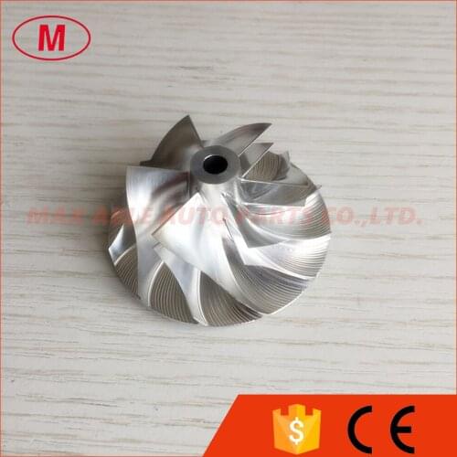 GT15-25 702492-0001/4 38.50/52.19mm 6+6 blades turbo billet/milling/aluminum 2618 compressor wheel for 454135-0003/454205/710060
