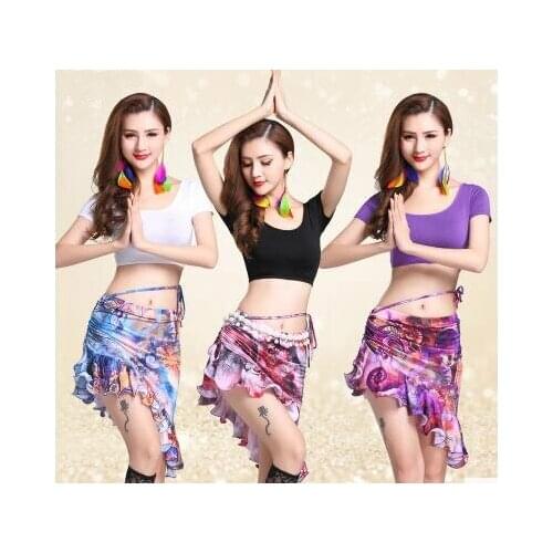 Good Quality belly dance costume set bellydance pratice clothing 3 colors Top&skirt M, L, XL