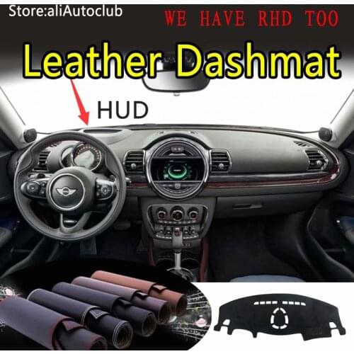 For Mini Cooper Clubman f54 JCW 2015 2016 2017 2018 2019 Leather Dashmat Dashboard Cover Dash Carpet Custom Car Styling